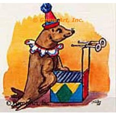 Circus Seal  - #TOR5049  -  PRINT