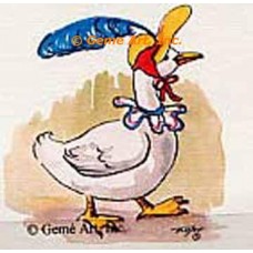 Circus Duck  - #TOR5054  -  PRINT