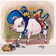 Circus Pig  - #TOR5055  -  PRINT