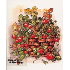 Basket of Strawberries  - TOR5010  -  PRINT