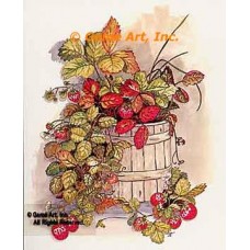 Basket of Strawberries  - TOR5011  -  PRINT