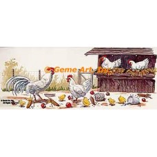 Chickens  - #TOR5069  -  PRINT