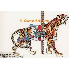 Carrousel Tiger  - #TOR5099  -  PRINT