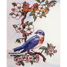 Bird on Branch  - #TOR5151  -  PRINT