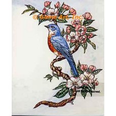 Birds on Branch  - #TOR5152  -  PRINT
