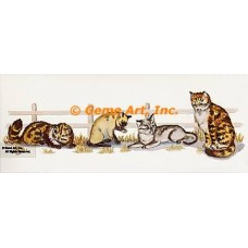 Lazy Cats  - #TOR5164  -  PRINT