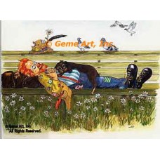 Park Bench Rest  - #TOR5188  -  PRINT