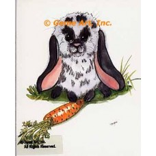 Rabbit With Carrot  - #TOR5201  -  PRINT