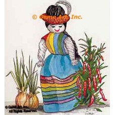 Chili Girl  - #TOR5247  -  PRINT