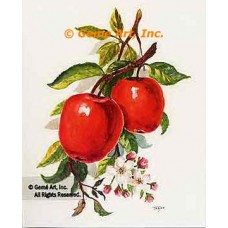 Apples & Blossoms  - #TOR5256  -  PRINT