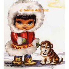 Eskimo Boy  - #TOR5285  -  PRINT