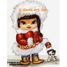 Eskimo Girl  - #TOR5286  -  PRINT