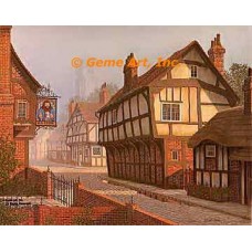 Cobblestone Street  - #DOR9  -  PRINT