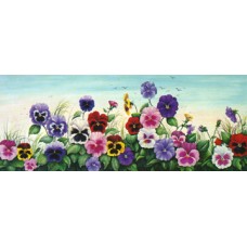 Pansies  - #XM444  -  PRINT