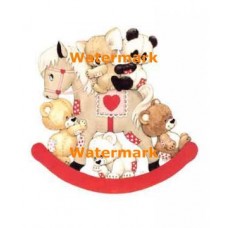 Rag Tag Teddies  - #XM183  -  PRINT