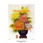 1.  Chrysanthemums Orientale  - #XKFL211  -  PRINT
