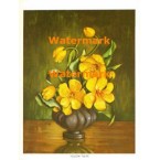 Yellow Tulips  - #XBFL48  -  PRINT