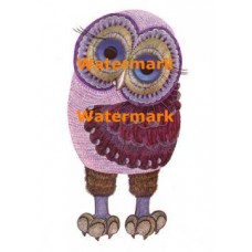 Vintage Owl  - #XRA608  -  PRINT