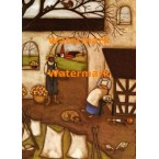 Laundry Day  - #XRA808  -  PRINT