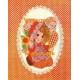Polka-Dots Orange  - XBJ597  -  PRINT