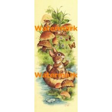 Rabbit's Bathtime  - #XBJ993  -  PRINT