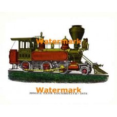 Mogul Tank locomotive 1872  - #XKL324  -  PRINT