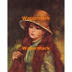 Young Girl In A Straw Hat  - XBMC110  -  PRINT