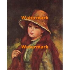 Young Girl In A Straw Hat  - XBMC110  -  PRINT