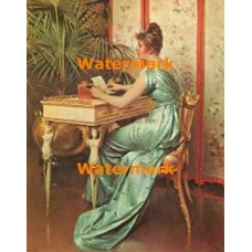 At The Writing Table  - #XBMC140  -  PRINT