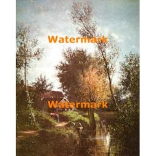 Cottage Near A Stream  - XBMC186  -  PRINT