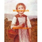 Girl With Strawberries  - XBMC203  -  PRINT