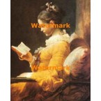 Young Girl Reading  - XBMC28  -  PRINT