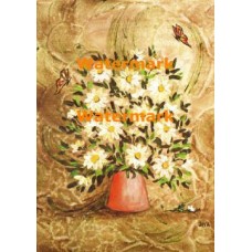 Daisies and Yellow  - XRA1062  -  PRINT
