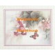 Fuchsias And Butterfly  - XKFL1501  -  PRINT