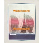 Striped Main Sail  - #XKFL1519  -  PRINT