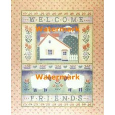 Welcome Friends  - #XAR1732  -  PRINT