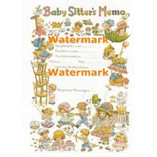 Baby Sitter's Memo  - XBDE185  -  PRINT