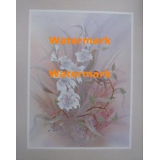 Gladiolus & Chickadee  - XAR474  -  PRINT