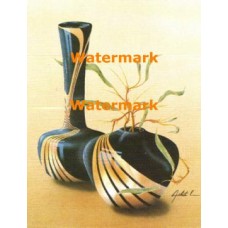 Midnight Vase I  - #XAR480  -  PRINT