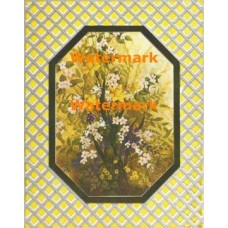 Daffodils  - XK1620DM-10  -  EMBOSSED PRINT WITH CUT "OPEN LATTICE-WORK MAT"