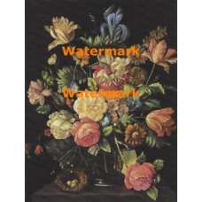 Antique Floral Frolic  - XKE1154  -  PRINT