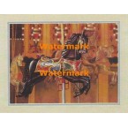Carousel Horse  - #XKLT3228  -  PRINT