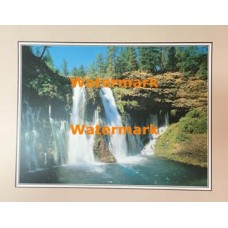 Twin Waterfalls  - #XKVH2123  -  PRINT