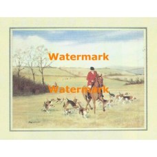 Hunting in the Fields  - XKVH2810  -  PRINT