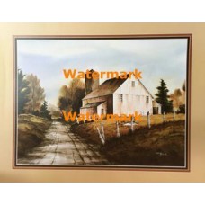 Roadside Barn  - #XKVH3128  -  PRINT
