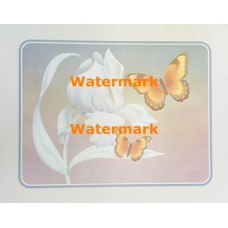 Iris & Butterflies  - XKVH3420  -  PRINT