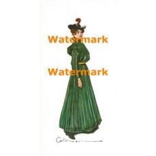 Lady in Green  - XS153  -  PRINT