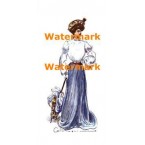 Lady in Blue  - #XS154  -  PRINT