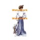 Lady in Blue  - XS154  -  PRINT