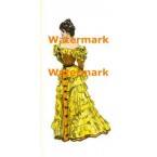 Lady in Yellow  - #XS155  -  PRINT